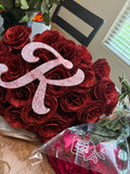 Glitter roses